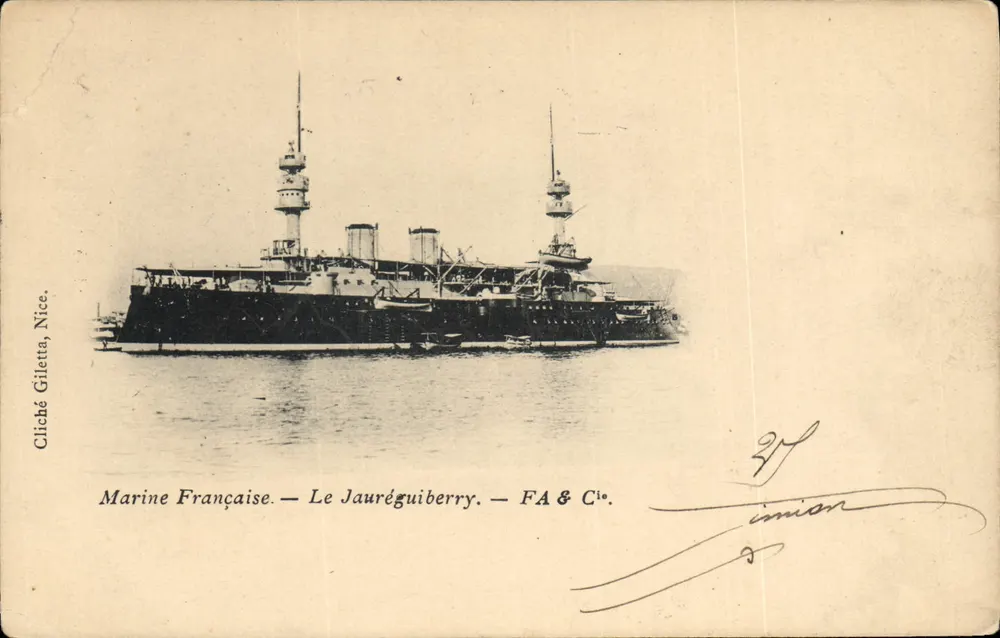 Le Jauréguiberry — Marinha Francesa — FA & Cie. - Frente