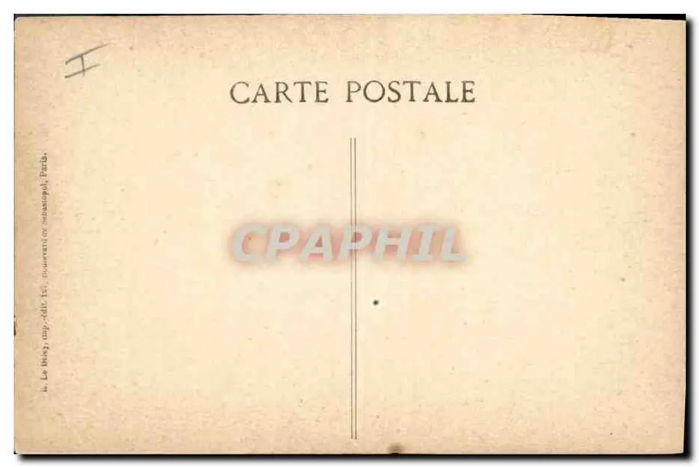 Marina Nazionale — "Janissaire", Contro-Torpediniera — Editore C.P.D. n°79 - Verso