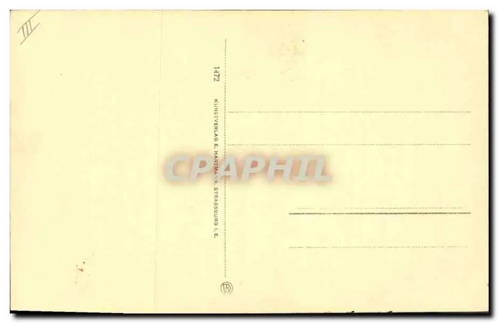 Kostiumy Alsasko-Lotaryjskie — Els-Lothr.Trachten — Kunstverlag E. Hartmann, Strasbourg - Rewers