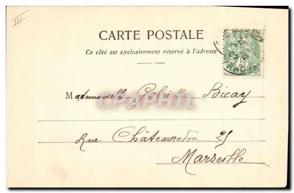 Ich bringe Hoffnung und Wünsche meiner Cousine — Ph. A. Jengeret & Cie — Nr. 1903 - Rückseite