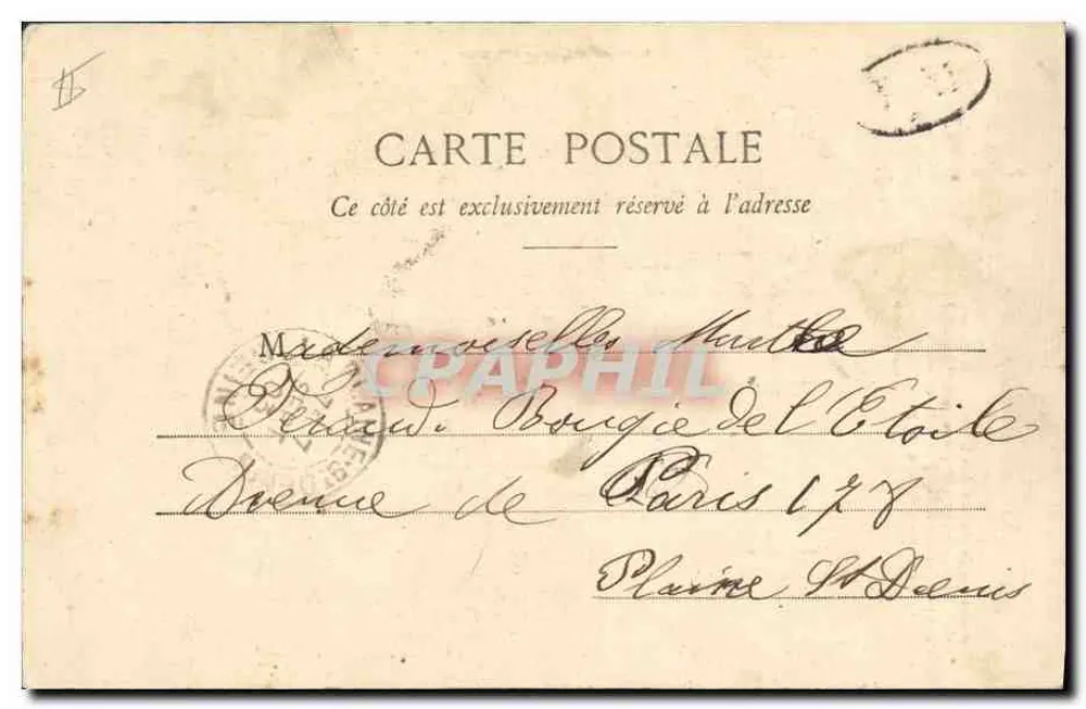 Die Kleine Kommissionsagentin — A. Garboriaud, Phototype A. Bézian & Cie, Nîmes - Rückseite