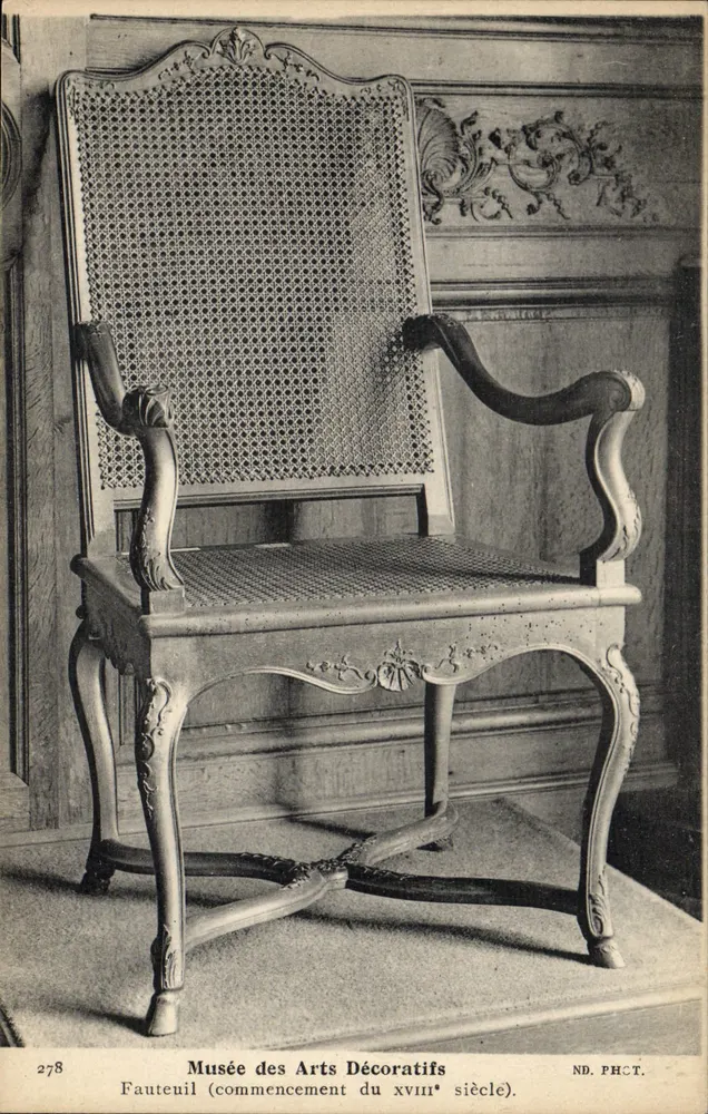 Cadeira — Museu dos Artes Decorativas — ND. PHCT. n° 278 - Frente