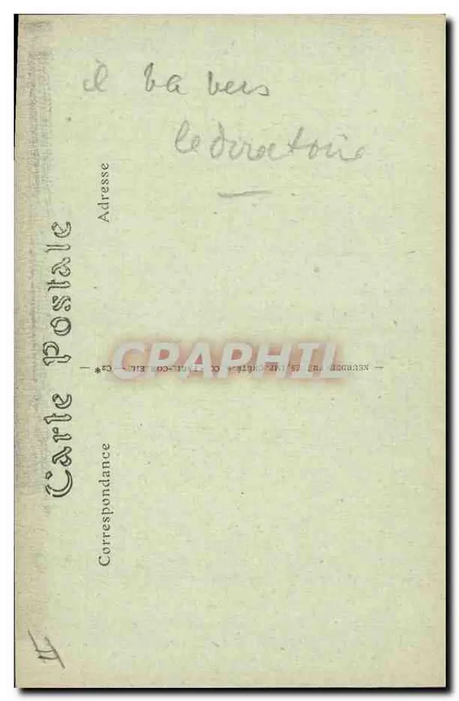 Eiche Armlehnstuhl (Louis XVI-Zeit) — Musée des Arts Décoratifs — ND. PHOT. n° 276 - Rückseite
