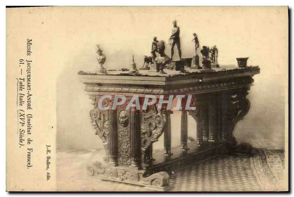 Indische Tafel — 17. Jahrhundert — Musée Jacquemart-André (Institut de France) — J.-E. Ballon, Verlag - Vorderseite