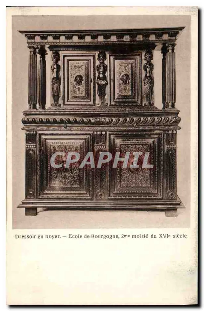 Kast van ebbenhout — School van Bourgondië, tweede helft van de XVLe eeuw — Uitgave Stad van Genève - Voorkant
