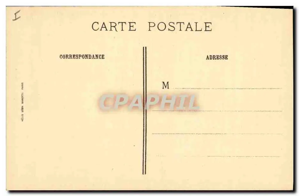 Console, época Régence — Museu Jacquemart-André — J.-E. Bulloz, Editor - Verso