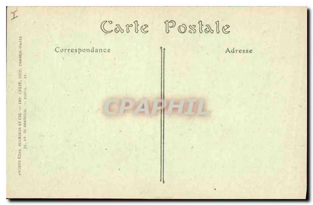 Arles — Die Alyscamps. Grab der Consuln, die 1720 an der Pest gestorben sind. - Rückseite