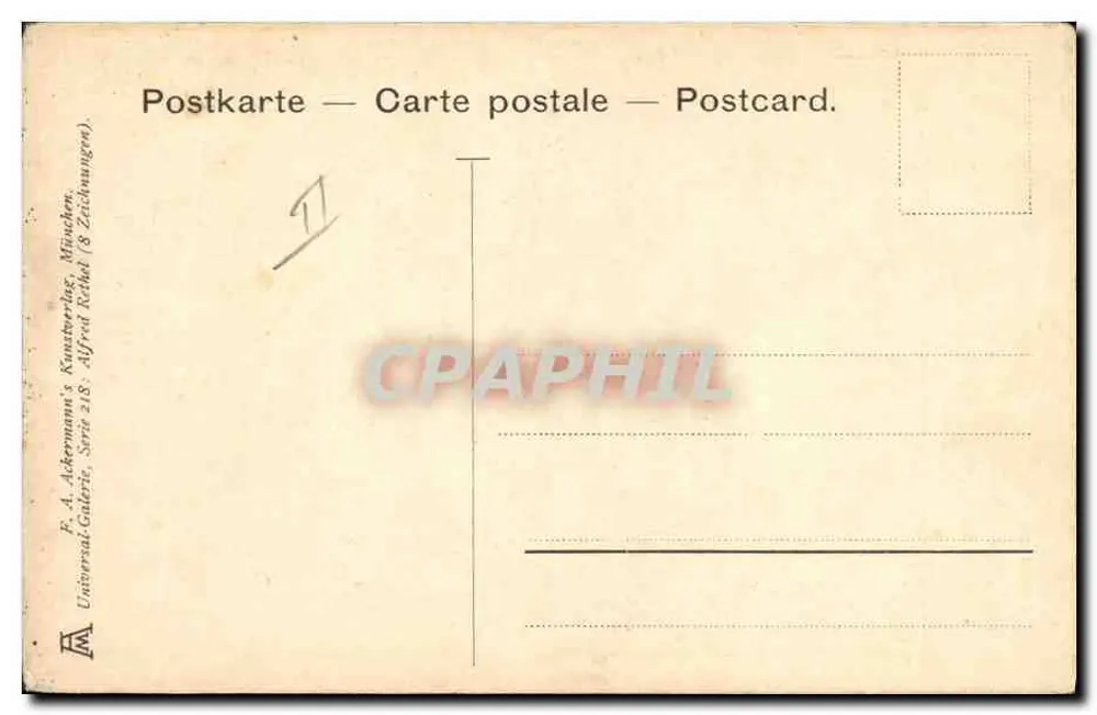 A Peste — III. A Libertação do Povo — Alfred Rethel - Verso