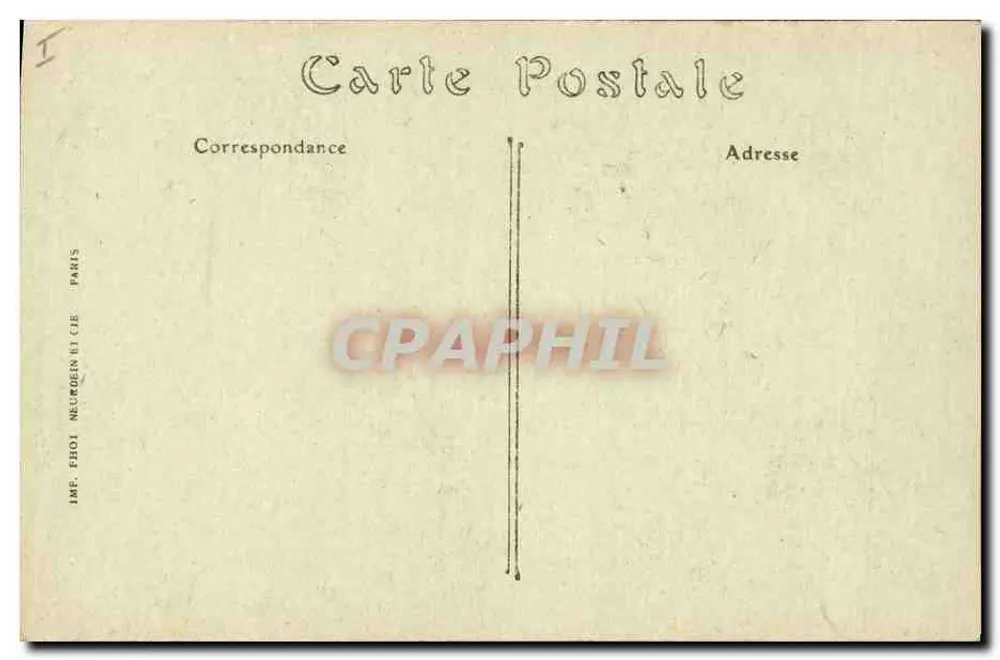 Abadia de SAINT-DENIS — Os Túmulos, Nef da Esquerda — Edição G. GRANDTRAIT - Verso