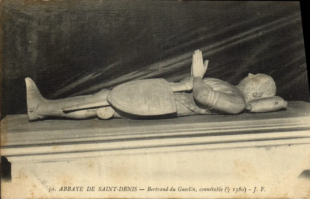Abdij van Saint-Denis — Bertrand du Guesclin, Constable († 1380) — J.F. - Voorkant