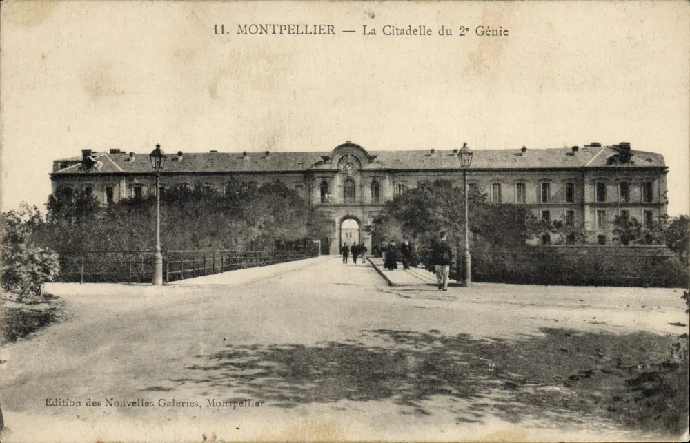 Montpellier — Ansicht der Citadel des 2. Genies — Edition des Nouvelles Galeries, Montpellier - Vorderseite