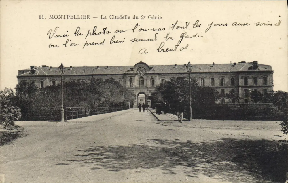 Montpellier — Citadel des 2e Génie — Unbekannter Verleger, Nr. 11 - Vorderseite