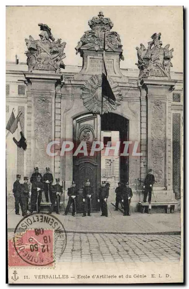 Versailles — Schule für Artillerie und Ingenieurwesen — E. L. D. - Vorderseite