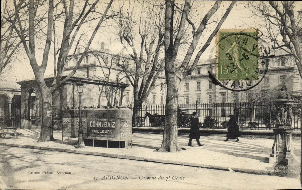 Avignon — Kasernen des 7. Ingenieurregiments — Édition Prévot - Vorderseite