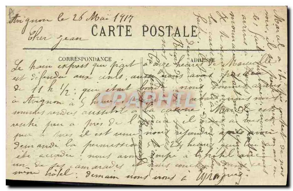 Avignon — Kasernen des 7. Ingenieurregiments — Édition Prévot - Rückseite