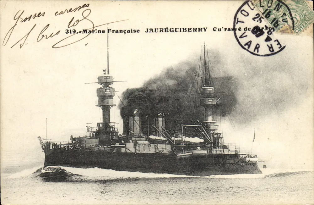 Schiff Jauréguiberry — Französische Marine — Verlag unbekannt, n° 319 - Vorderseite