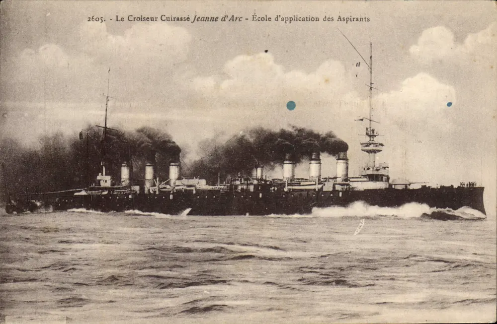 Der Panzerkreuzer Jeanne d'Arc — Schule für Aspiranten — Laurent-Nel, Rennes - Vorderseite