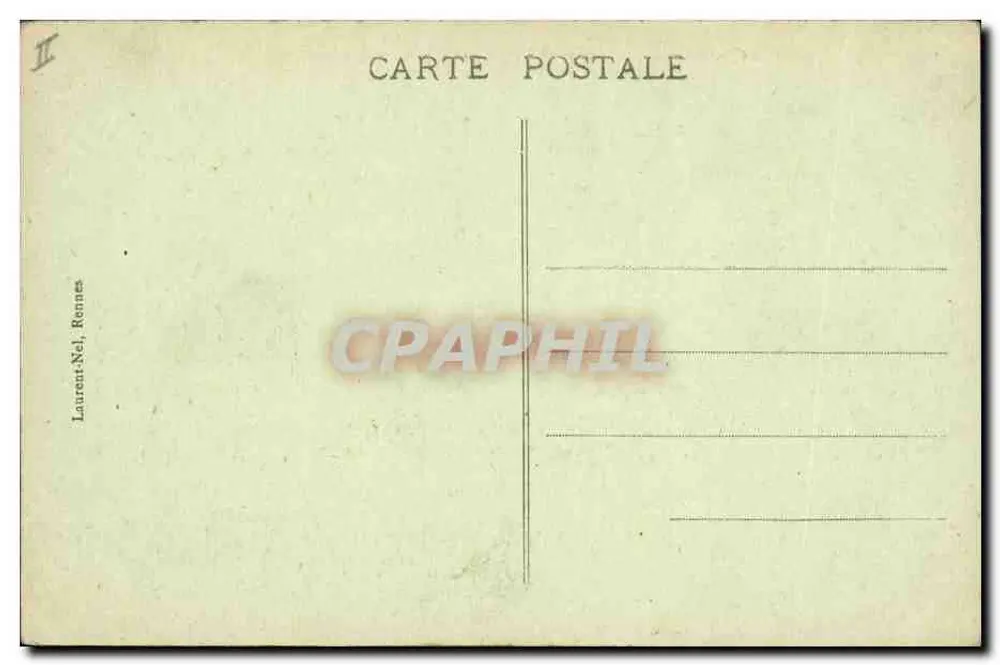 Der Panzerkreuzer Jeanne d'Arc — Schule für Aspiranten — Laurent-Nel, Rennes - Rückseite
