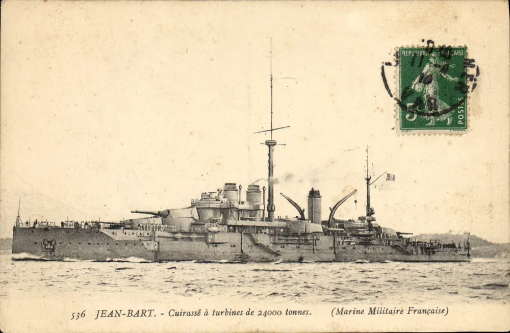 Schiff Jean-Bart — Französische Marine — Verlag: Établissements d’Impressions Phototypiques — Nr. 536 - Vorderseite