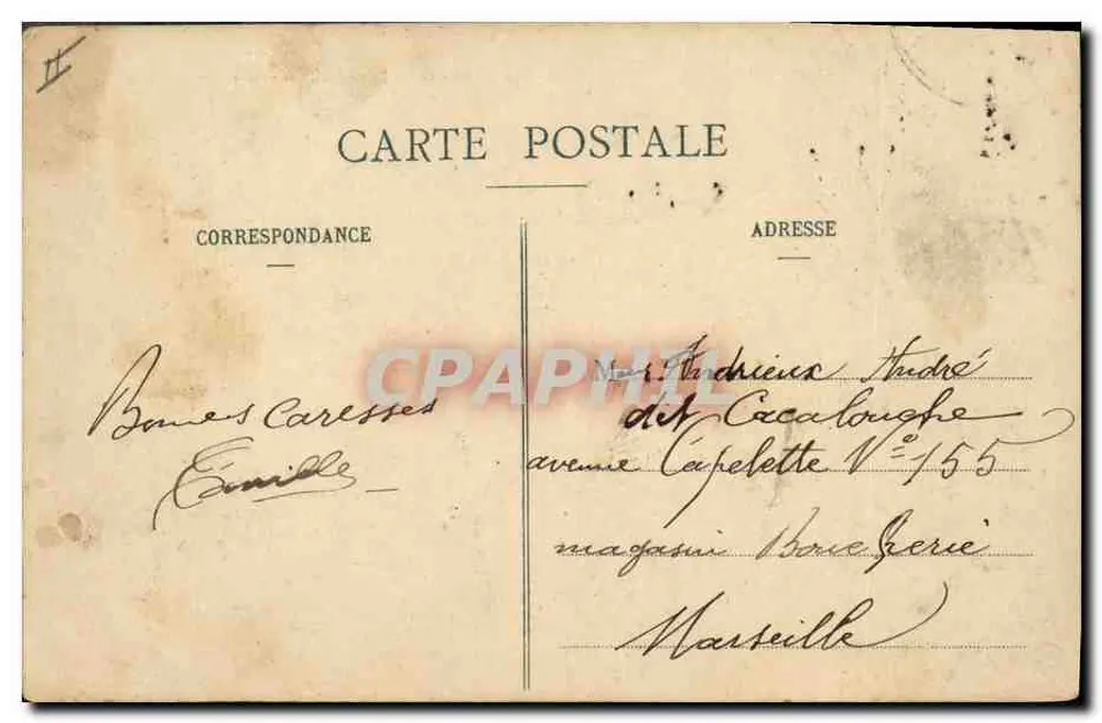 « Jules Michelet », Cruiser blindado — Marinha Nacional — editor não visível - Verso