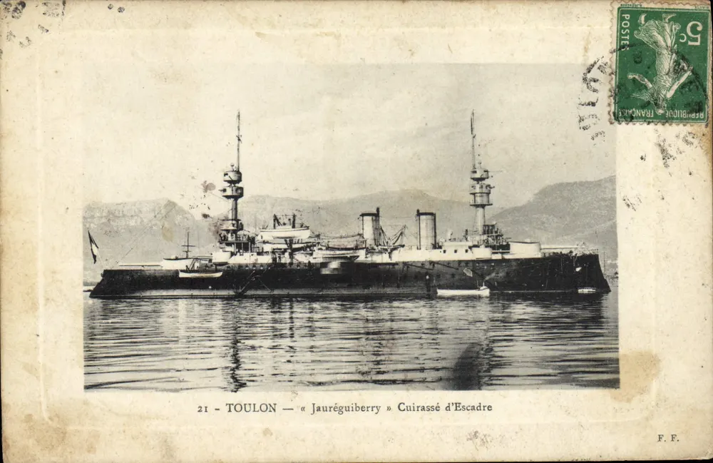 Toulon — « Jauréguiberry » Schlachtschiff der Flotte — F.F. - Vorderseite