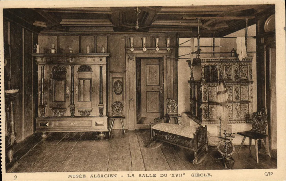 Alsatisches Museum - Das Zimmer des 17. Jahrhunderts — CAP, n°9 - Vorderseite