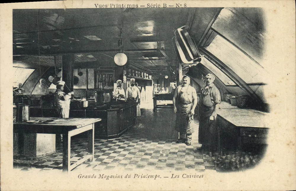 Les Cuisines — Grands Magasins du Priniemps — Vues Printemps — Série B — N° 8 - Vorderseite