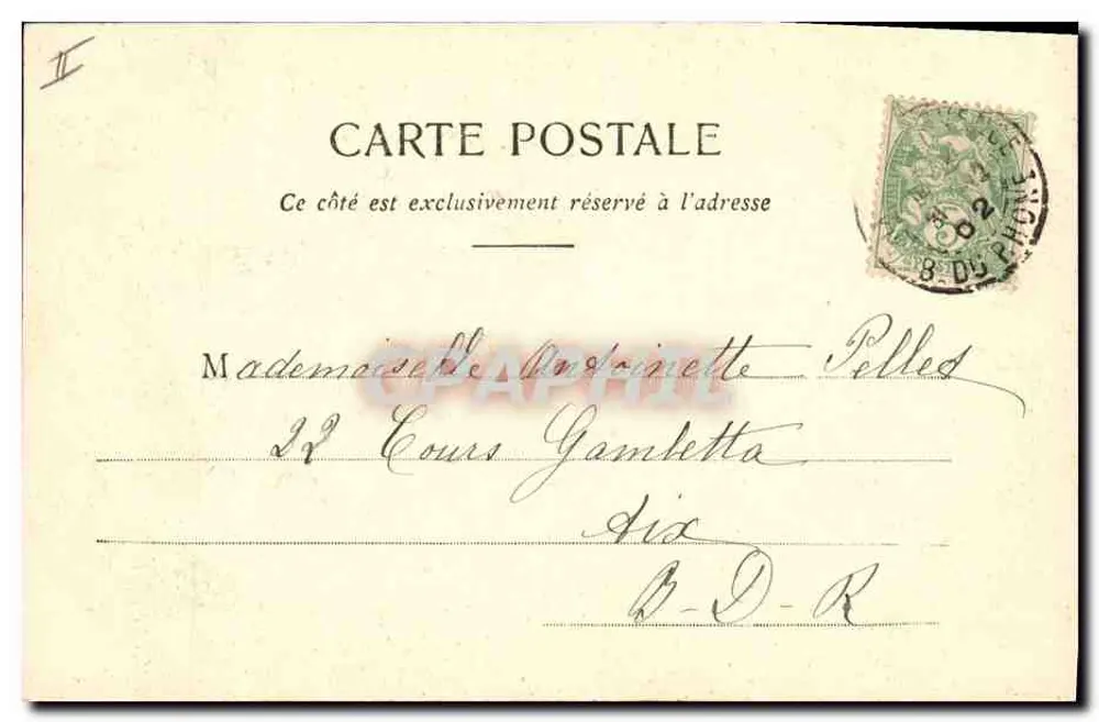 Ich bringe Hoffnung — junge Frau und alte Frau — Edition Pintotype A. Bergeret et Cie, Nancy - Rückseite