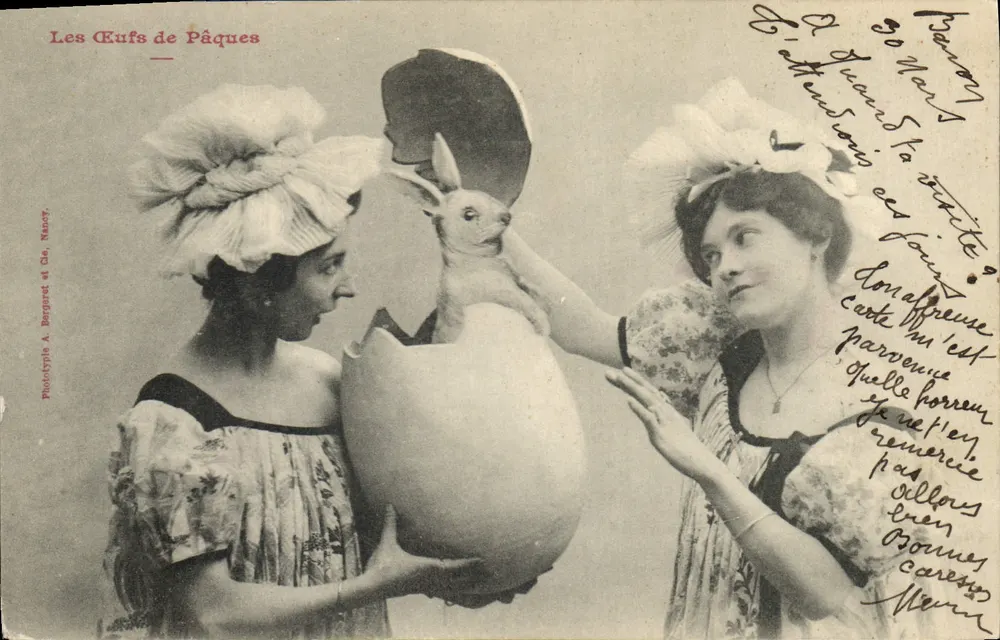 Oster-Eier — Phototypie von A. Beggred & Cie, Nancy - Vorderseite