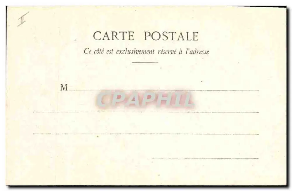 Kleine Mutter — Gedicht — Phototype A. Berenet & Cie, Nancy - Rückseite
