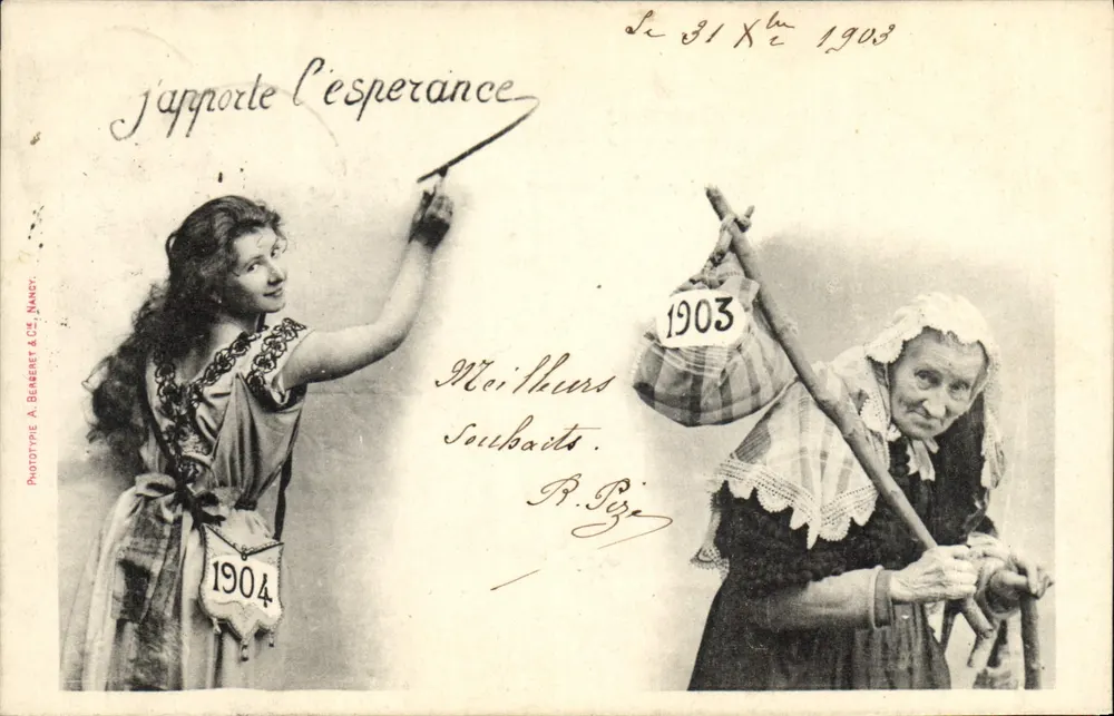 Ich bringe Hoffnung — Soubraits — Phototype A. Béaeret & Cie, Nancy - Vorderseite
