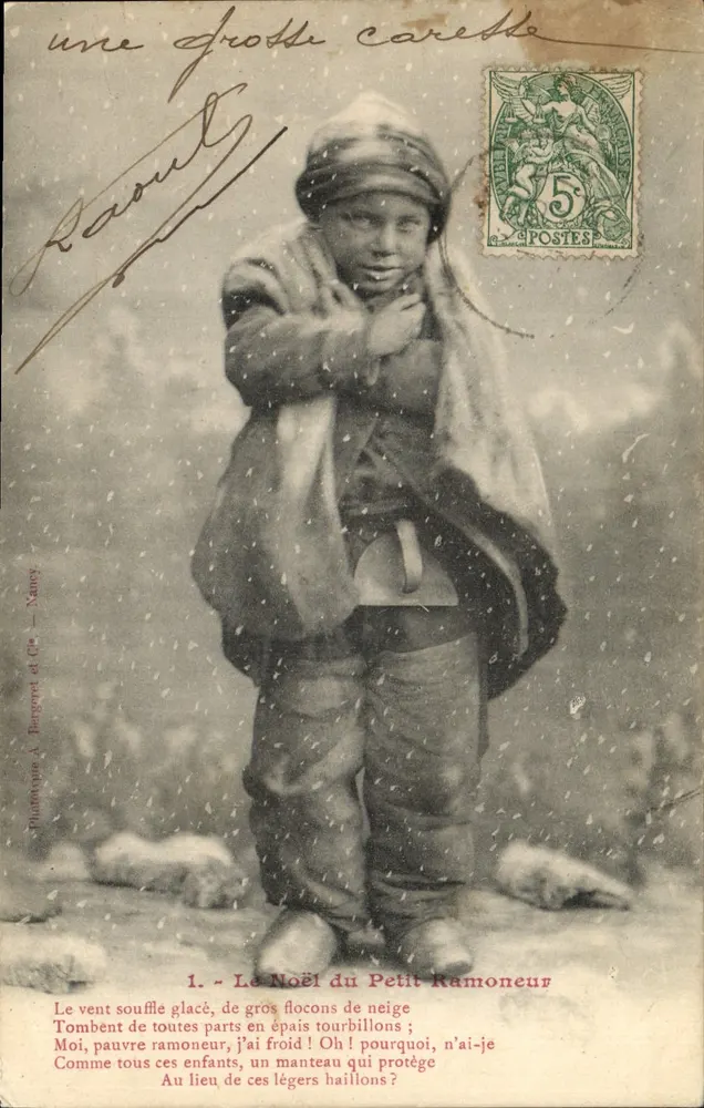 Weihnachten des Kleinen Schornsteinfegers — Fotograf A. Bergond et Cie, Nancy — n°1 - Vorderseite