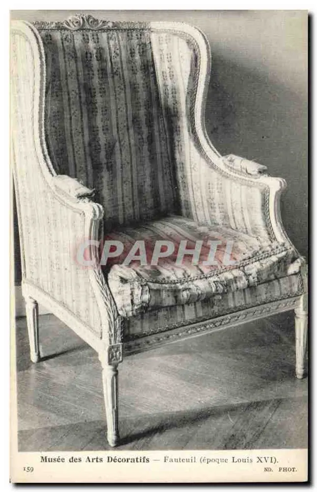Musée des Arts Décoratifs — Fauteuil (époque Louis XVI) - Vorderseite
