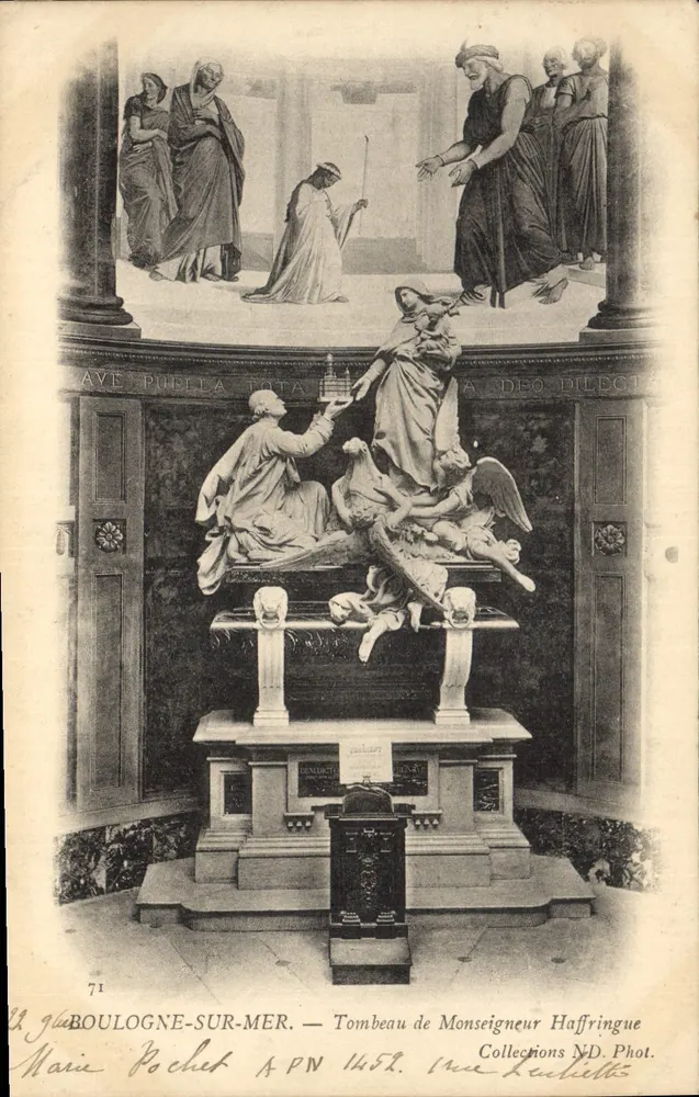 Boulogne-sur-Mer — Grab von Monsieur Hassfringue — Sammlung N.D. Phot. Nr. 71 - Vorderseite