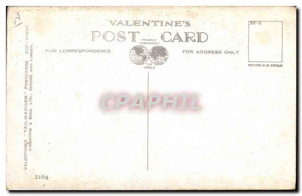 Cachorro — 'HAVE YOU FORGOTTEN ME?' — Mac, editor Valentine's Postcards - Verso