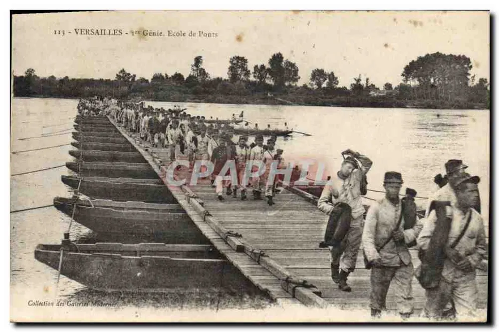 Versailles — 113 - 1. Génie, École de Ponts — Sammlung Gallets Modernes - Vorderseite