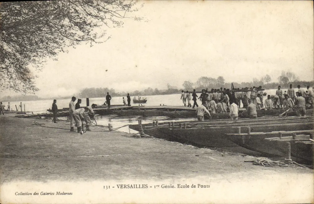 Versailles — 1ᵉ Génie, École de Ponts — Sammlung der Galerien Modernes, n° 131 - Vorderseite