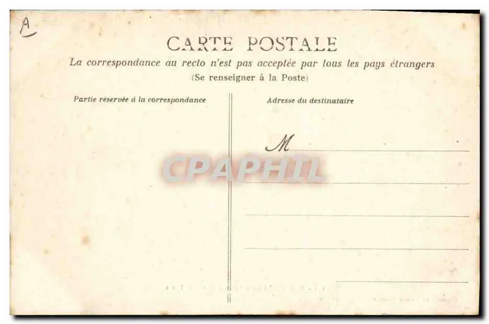Versailles — 1ᵉ Génie, École de Ponts — Sammlung der Galerien Modernes, n° 131 - Rückseite