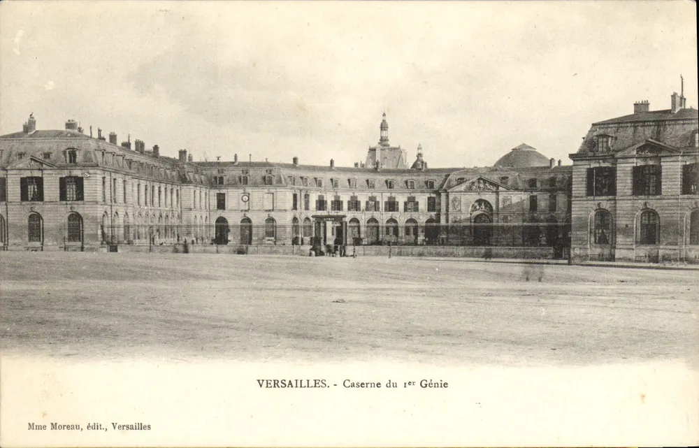 Versailles - Kasernen des 1. Ingenieurregiments — Mme Moreau, Verlag, Versailles - Vorderseite