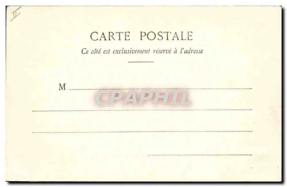 Versailles - Kasernen des 1. Ingenieurregiments — Mme Moreau, Verlag, Versailles - Rückseite