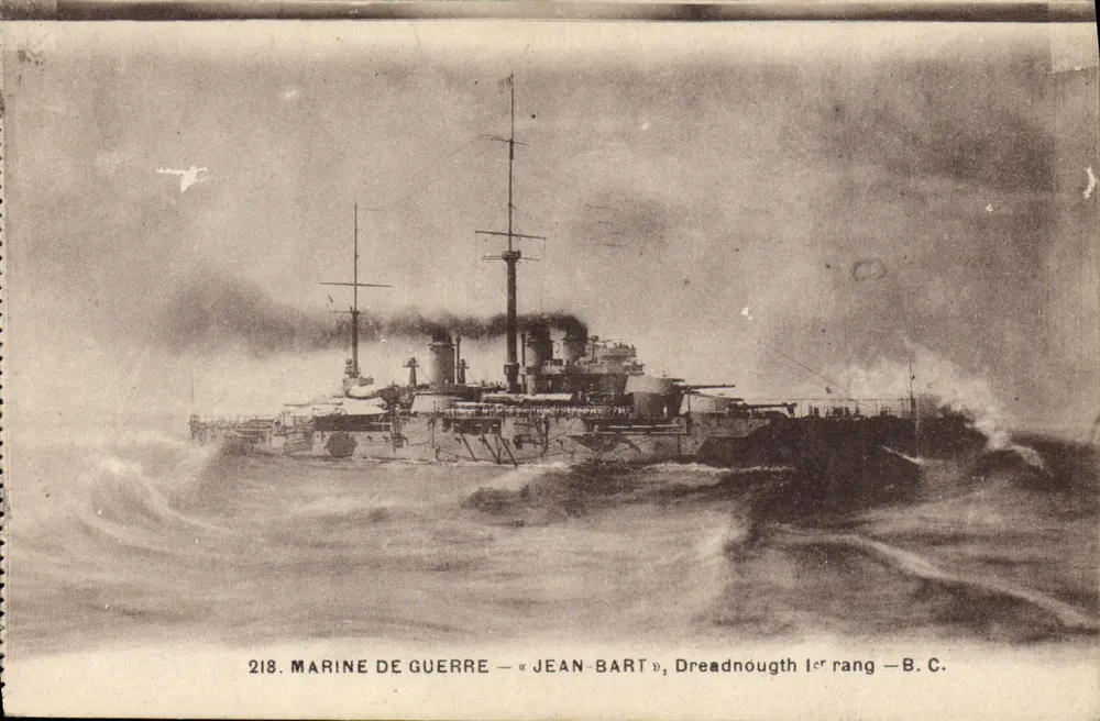 Marine de guerre — « Jean-Bart », Dreadnought 1er rang — B.C. - Frente
