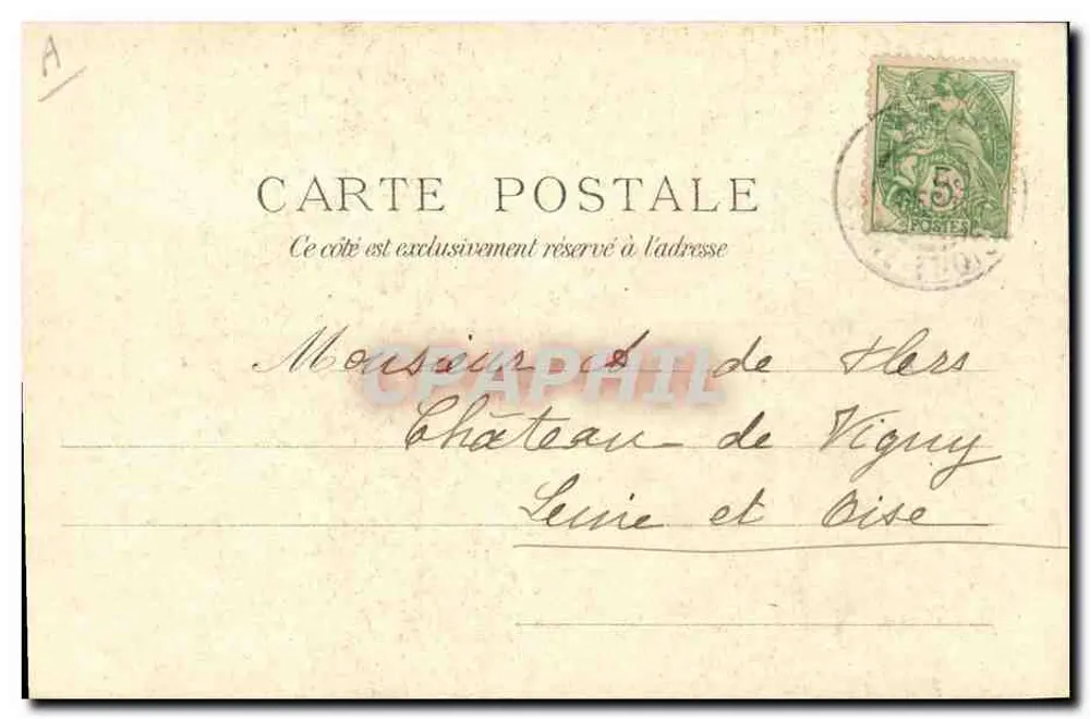 Jauréguiberry — Cuirassé d'Escadre à 4 Tourelles, 14.000 chevaux — Collection Villard, Quimper, N° 811 - Verso