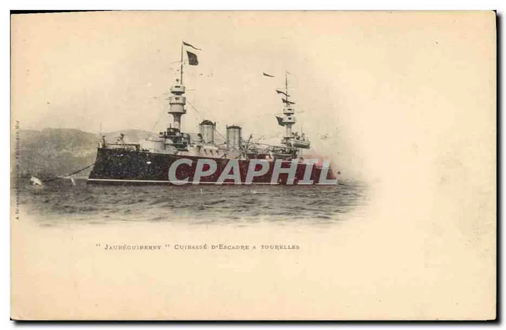 Panzerkreuzer "Jauréguiberry" — Flotte in Toulon — Verlag Albin Michel, Paris - Vorderseite