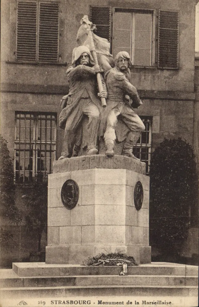 Strasburgo - Monumento della Marseillaise — editore anonimo, n° 269 - Recto