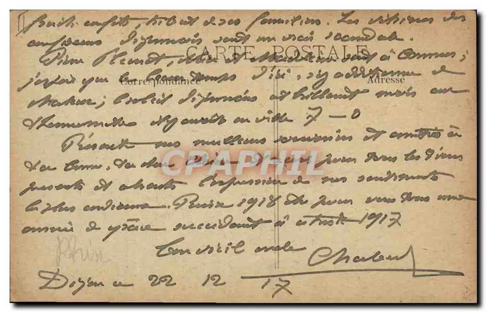 A Alsácia, por J.-J. Henner — Coleção Gaston Joliet, Dijon - Verso