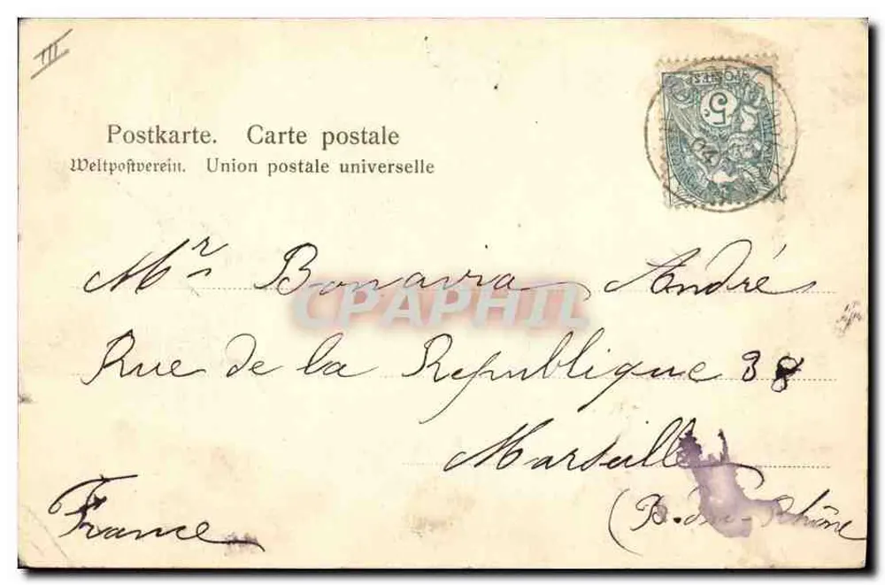 Trajes alemães — Elsässer Trachten — H. F., Str. Depositado N° 41 - Verso