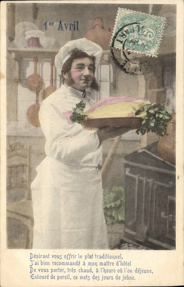 Cucinatore — Giorno di Pasqua — Editore non identificato - Recto
