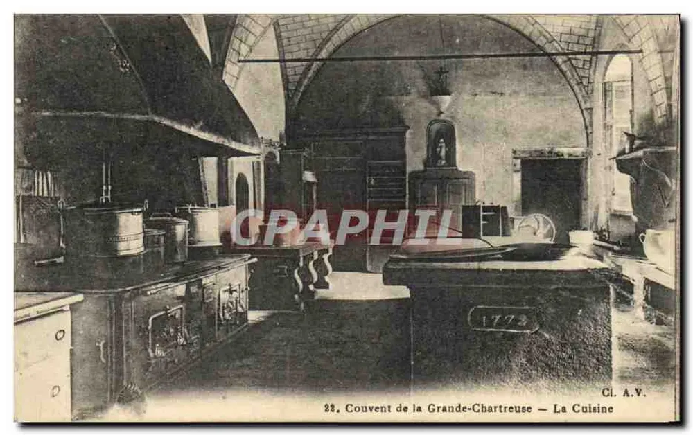 Convento da Grande-Chartreuse — A Cozinha — Cl. A.V. n°22 - Frente