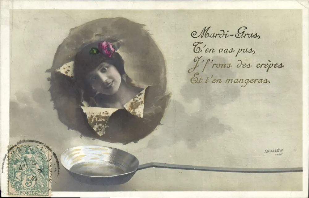 Jovem mulher em um quadro — Mardi-Gras — ARJALEW PHOT. - Frente