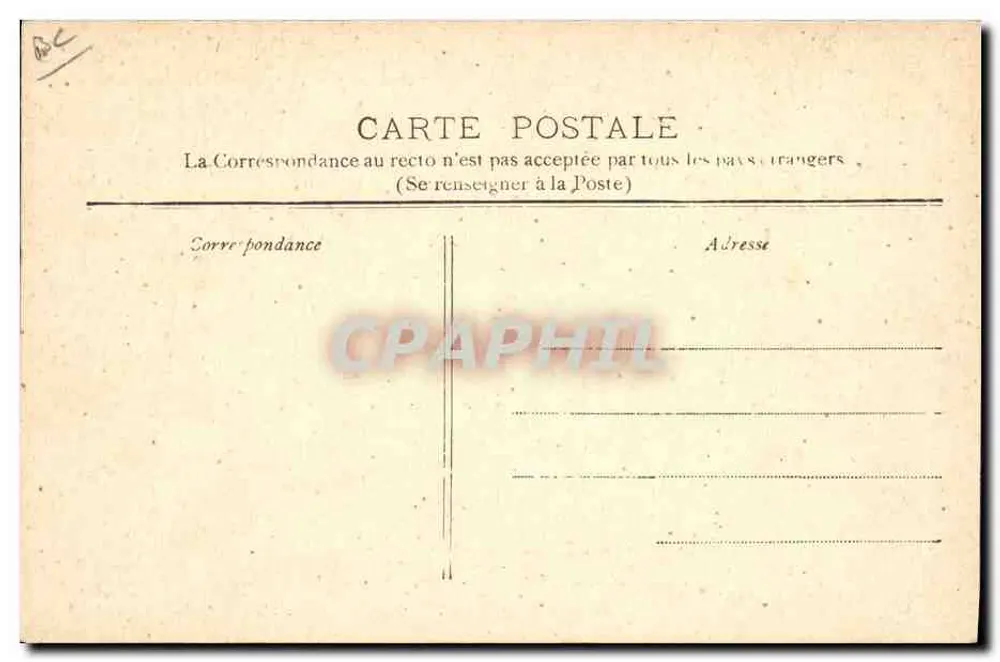 Französische Marine — Vor dem Essen der Mannschaft — Brevet L. D. F. Clavel, Edit. Toulon - Rückseite